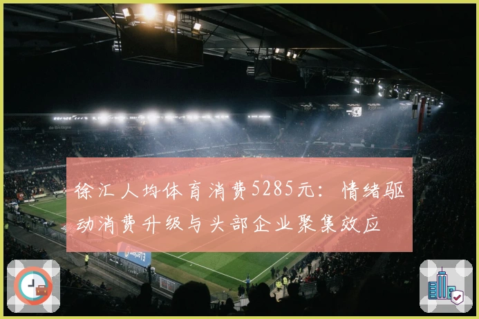 徐汇人均体育消费5285元：情绪驱动消费升级与头部企业聚集效应